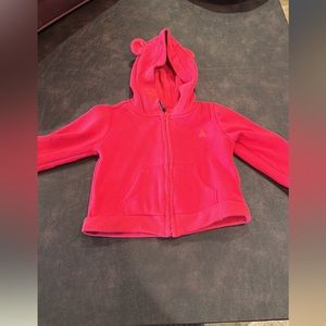 Baby GAP unisex red hoodie and super soft lining.